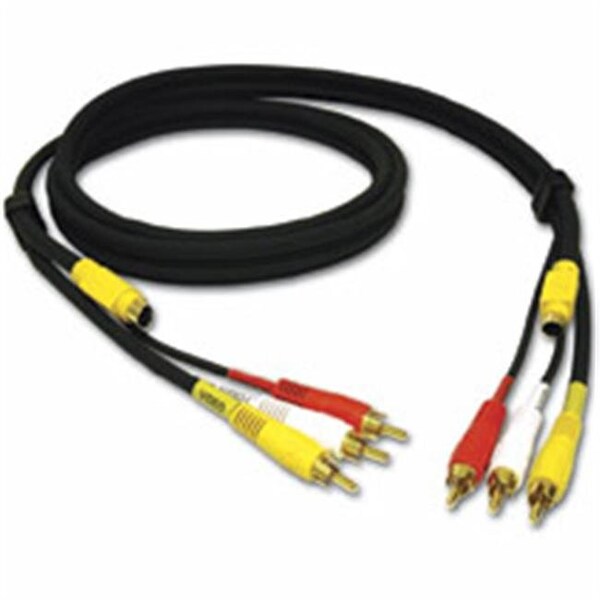 C2G Cables To Go 29156 50ft VALUE SERIES 4in1 RCASVIDEO CABLE 29156
